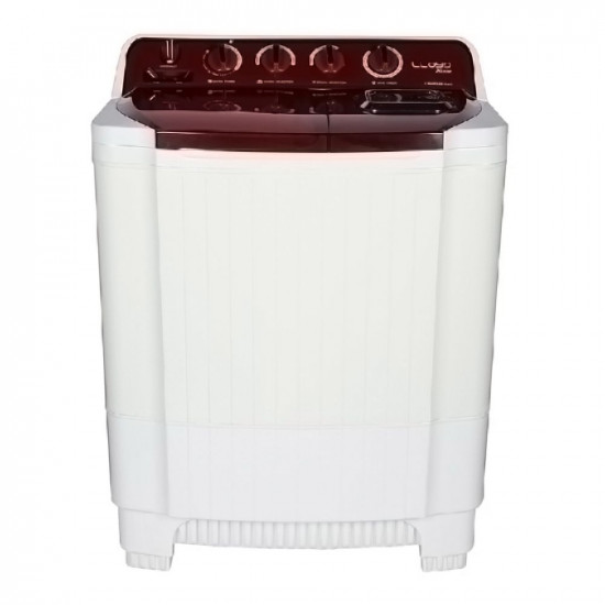 Lloyd 8 kg Semi Automatic washing machine Top Load,Red (LWMS80RK1)